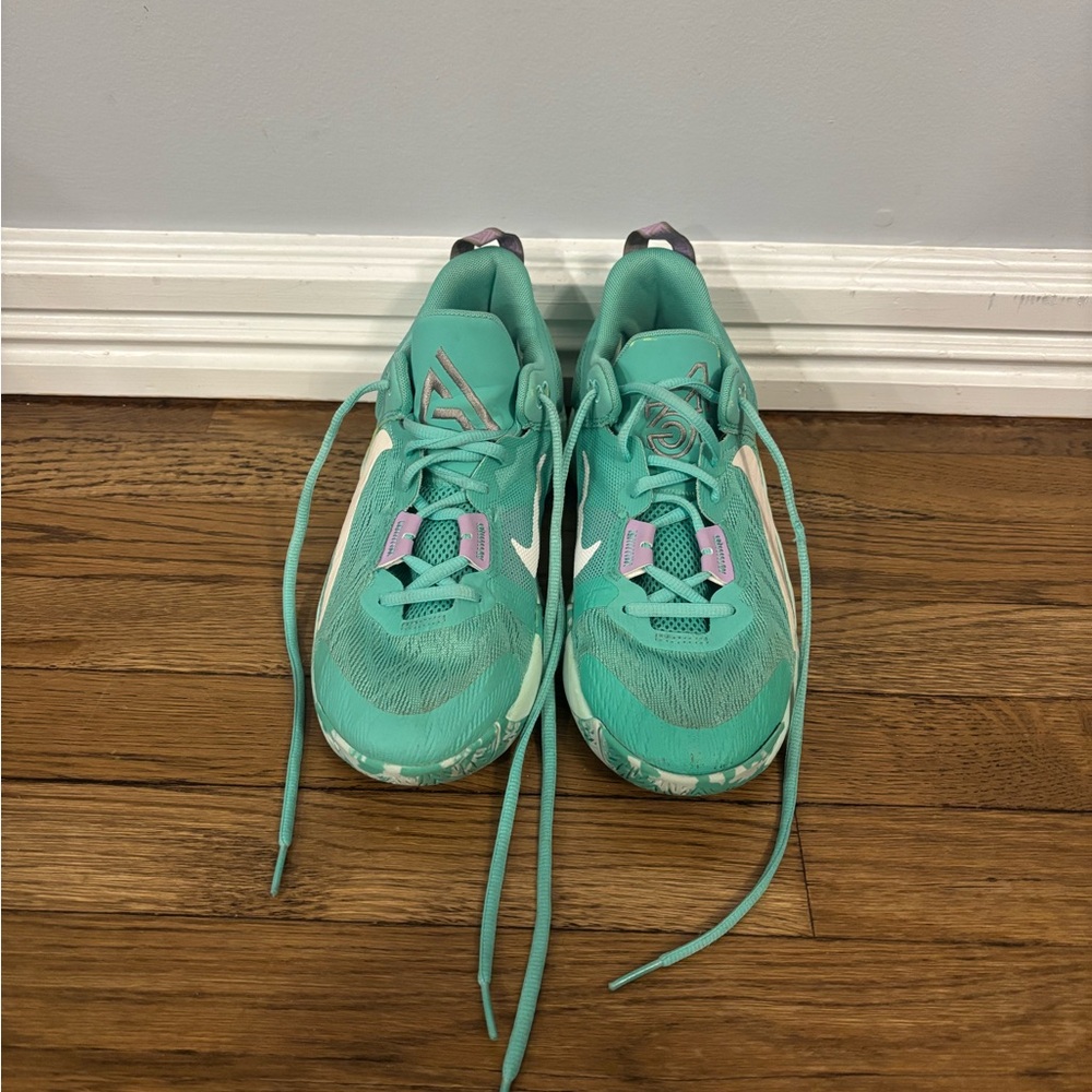 Giannis Immortality 2 Athletic Sneakers with Mint and Lilac Accents
